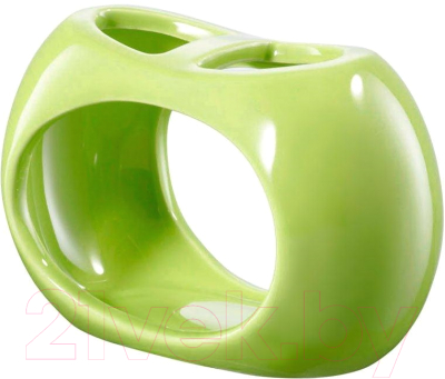 Стакан для зубной щетки и пасты Bisk Fresco 03031 (зеленый)