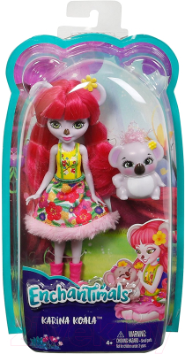 Кукла с аксессуарами Mattel Enchantimals Карина Коала с питомцем / FCG64