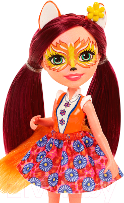 Кукла с аксессуарами Mattel Enchantimals с питомцем Фелисити Лис / DVH89