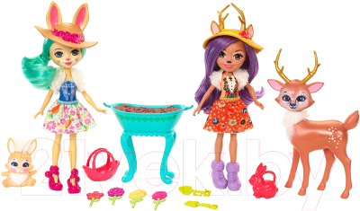 Набор кукол Mattel Enchantimals с питомцами / FDG01