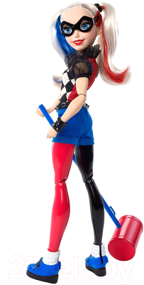 Кукла с аксессуарами Mattel DC Super Hero Girls Harley Quinn / DLT65