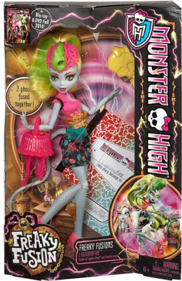 Кукла с аксессуарами Mattel Monster High Монстрические мутации Лагунафайер CCB45 / CCB46