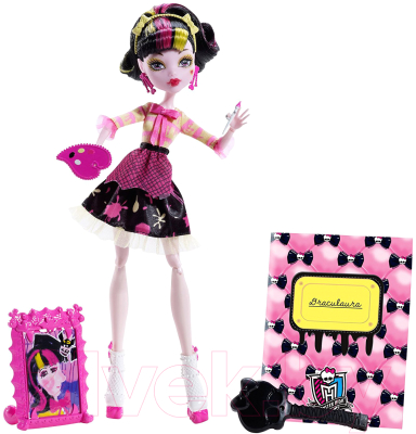 Кукла с аксессуарами Mattel Monster High Творческие монстры Дракулаура BDF11 / BDF12