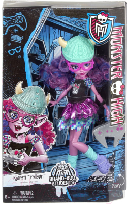 Кукла с аксессуарами Mattel Monster High Ученики Кьерсти Троллсон DJR52 / CJC62
