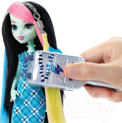 Кукла с аксессуарами Mattel Monster High Высоковольтные волосы Фрэнки Штейн / DNX36
