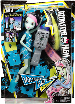 Кукла с аксессуарами Mattel Monster High Высоковольтные волосы Фрэнки Штейн / DNX36