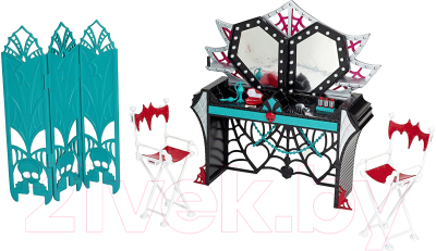 Аксессуар для куклы Mattel Туалетный столик, ширма Monster High / BDD89/BDD90
