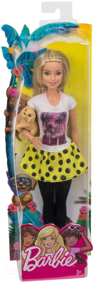 Кукла с аксессуарами Barbie Со щенком / DMB29/DMB26