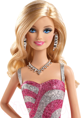 Кукла Barbie В вечерних платьях. Блондинка в красном / BFW16/BFW18