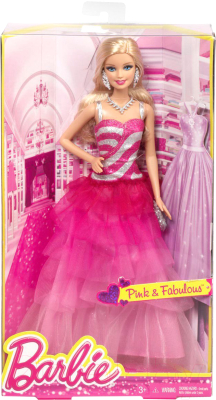 Кукла Barbie В вечерних платьях. Блондинка в красном / BFW16/BFW18