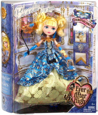 Кукла с аксессуарами Mattel Ever After High Бал коронации Дочь Златовласки / CBT76/CBT80