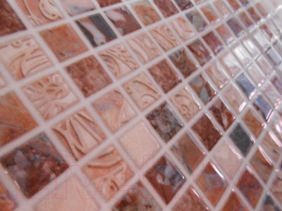 Декоративная плитка PiezaRosa Мозаика Нео 122863 (250x400, темно-коричневый)