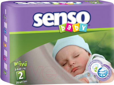 Подгузники детские Senso Baby Mini 2 (26шт)