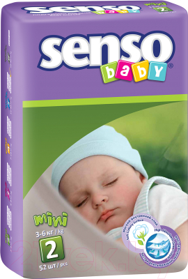 Подгузники детские Senso Baby Mini 2 (52шт)