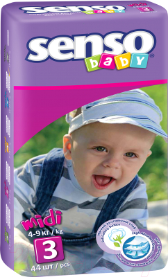 Подгузники детские Senso Baby Midi 3 (44шт)