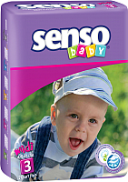 

Подгузники детские Senso Baby, Midi 3