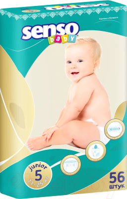 Подгузники детские Senso Baby Junior 5 (56шт)