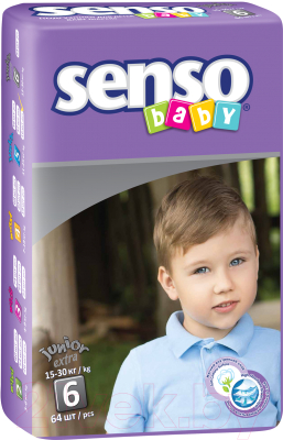 

Подгузники детские Senso Baby, Junior Extra 6
