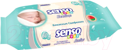 Влажные салфетки детские Senso Baby Ecoline (60шт)