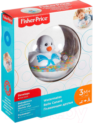 Игрушка для ванной Fisher-Price Веселая уточка / DVH21/DRD81