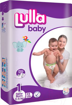 Подгузники детские Lulla Baby Newborn (12шт)