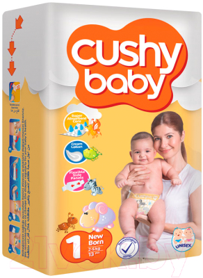 Подгузники детские Cushy Baby Newborn (13шт)