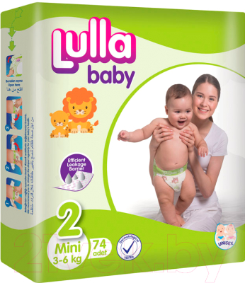 Подгузники детские Lulla Baby Mini (74шт)