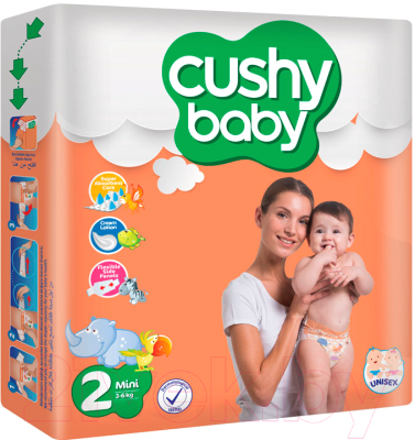 Подгузники детские Cushy Baby Mini (12шт)