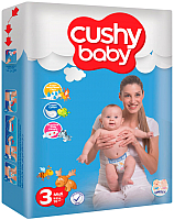 Подгузники детские Cushy Baby Midi (70шт) - 