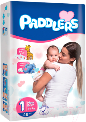 Подгузники детские Paddlers Newborn (48шт)