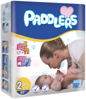 Подгузники детские Paddlers Mini (80шт) - 