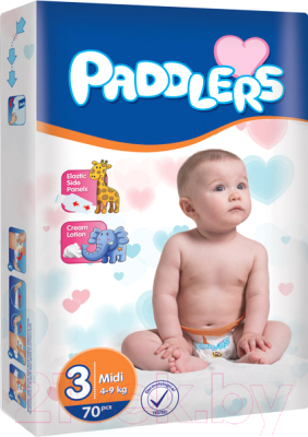 

Подгузники детские Paddlers, Midi