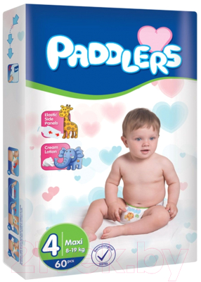 Подгузники детские Paddlers Maxi (60шт)