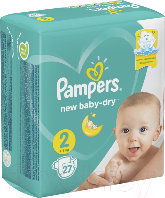 Подгузники детские Pampers New Baby-Dry 2 Mini (27шт)