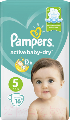 Подгузники детские Pampers Active Baby-Dry 5 Junior (16шт)