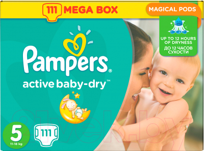 Подгузники детские Pampers Active Baby-Dry 5 Junior (111шт)