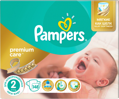 Подгузники детские Pampers Premium Care 2 Mini (148шт)