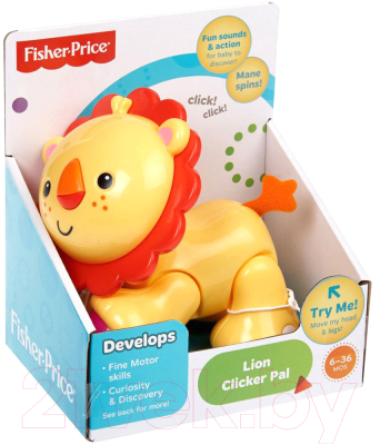 Развивающая игрушка Fisher-Price Дружелюбные зверята. Лев / CGG86/CDC10