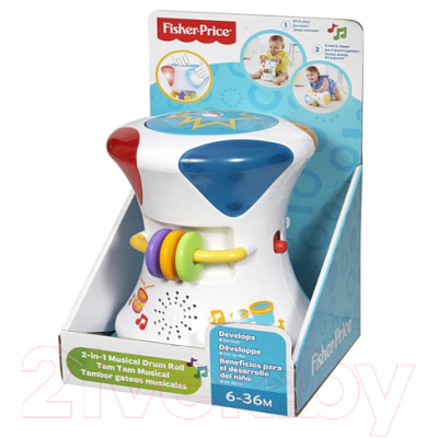 Музыкальная игрушка Fisher-Price Крутящийся барабан / CFN02