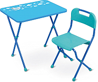 Комплект мебели с детским столом Ника КА2 Алина (голубой) - 