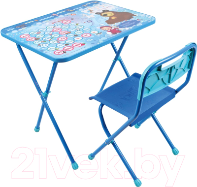 Комплект мебели с детским столом Ника КП/18 Маша и Медведь. Азбука 4