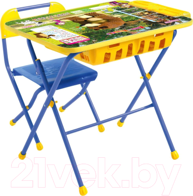 Комплект мебели с детским столом Ника КПУ2П/6 Маша и медведь. Позвони мне