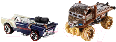 Набор игрушечных автомобилей Hot Wheels Star Wars. Хан Соло и Чубакка / CGX02/CGX03