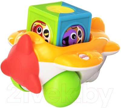 Развивающая игрушка Fisher-Price Машинка с волшебным кубиком / CDV89/CDC19