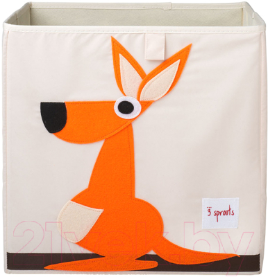 Коробка для хранения 3 Sprouts Оранжевый кенгуру / 67631