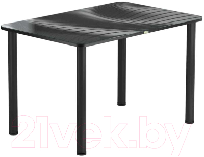 Обеденный стол Васанти Плюс ПРФ 120x80 (черный/56)