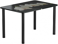 Обеденный стол Васанти Плюс ПРФ 120x80 (черный/53) - 