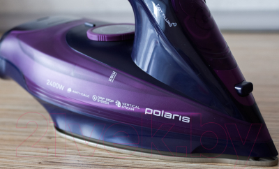 Беспроводной утюг Polaris PIR 2489K Cordless (фиолетовый)