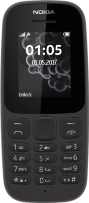 Мобильный телефон Nokia 105 Dual 2017 (черный)