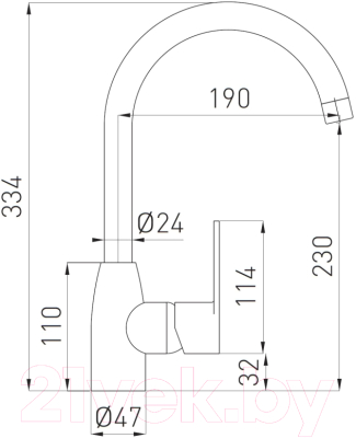 Смеситель Ferro Algeo BAG4